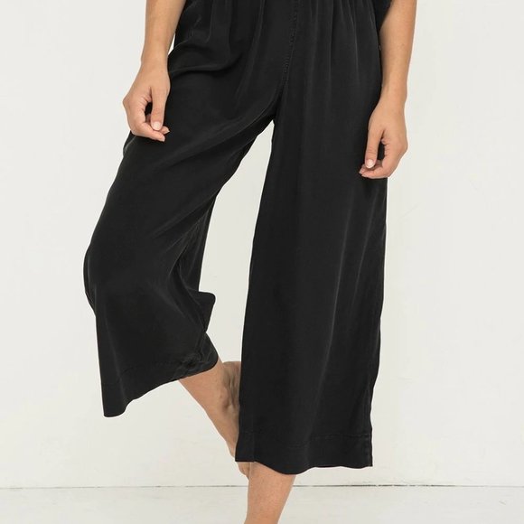 Elizabeth Suzann Pants - Elizabeth Suzann Florence Pants - Black Silk Crepe S-R